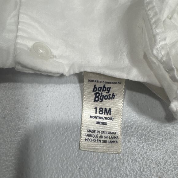 Girls Clothes Sz 18 Months Dresses Floral Print Blue with Hat & White Tiered - Picture 7 of 9